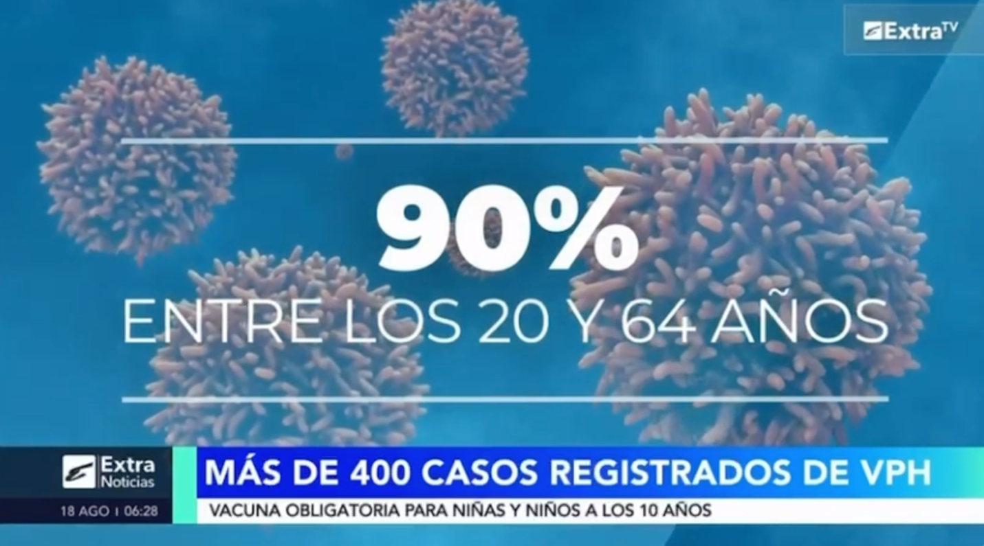 Más de 400 casos registrados de VPH en lo que va del año