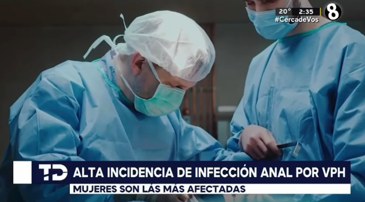 Alta incidencia de infección anal por VPH
